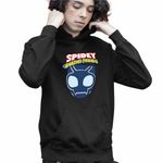Fashion, accesorii si bijuterii - Copii - Imbracaminte copii - Pulovere si hanorace copii - Hanorac Copii Baieti Pantera Neagra Paienjenel, negru, marime S Copii - Infinity.ro