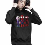 Fashion, accesorii si bijuterii - Copii - Imbracaminte copii - Pulovere si hanorace copii - Hanorac Copii Baieti Fantoma Paianjen Paienjenel Spin, negru, marime M Copii - Infinity.ro