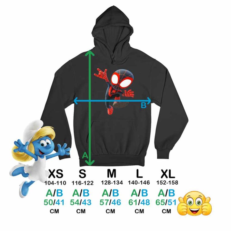 Fashion, accesorii si bijuterii - Copii - Imbracaminte copii - Pulovere si hanorace copii - Hanorac Copii Baieti Spin Miles Morales Marvel, negru, marime S Copii - Infinity.ro
