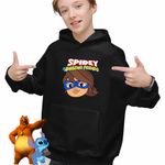 Fashion, accesorii si bijuterii - Copii - Imbracaminte copii - Pulovere si hanorace copii - Hanorac Copii Baieti Ms Marvel Spidey mis, negru, marime XL Copii - Infinity.ro
