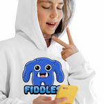 Fashion, accesorii si bijuterii - Copii - Imbracaminte copii - Pulovere si hanorace copii - Hanorac Copii Fete Banban Fiddles Gradinita, alb, marime XL Copii - Infinity.ro