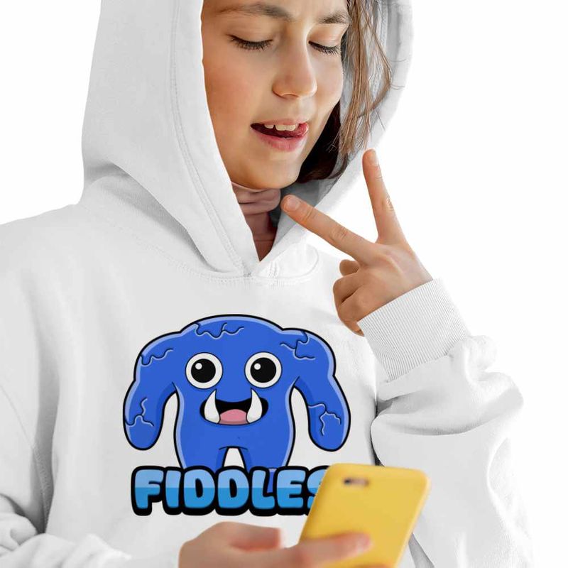Fashion, accesorii si bijuterii - Copii - Imbracaminte copii - Pulovere si hanorace copii - Hanorac Copii Fete Banban Fiddles Gradinita, alb, marime XL Copii - Infinity.ro