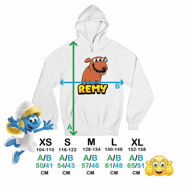 Fashion, accesorii si bijuterii - Copii - Imbracaminte copii - Pulovere si hanorace copii - Hanorac Copii Baieti Banban Remy Catel Kinder, alb, marime S Copii - Infinity.ro