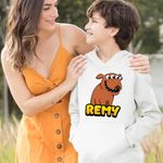 Fashion, accesorii si bijuterii - Copii - Imbracaminte copii - Pulovere si hanorace copii - Hanorac Copii Baieti Banban Remy Catel Kinder, alb, marime S Copii - Infinity.ro