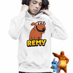 Fashion, accesorii si bijuterii - Copii - Imbracaminte copii - Pulovere si hanorace copii - Hanorac Copii Baieti Banban Remy Catel Kinder, alb, marime S Copii - Infinity.ro