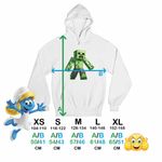 Fashion, accesorii si bijuterii - Copii - Imbracaminte copii - Pulovere si hanorace copii - Hanorac Copii Baieti Creeper Vagabond Minecraft, alb, marime XS Copii - Infinity.ro