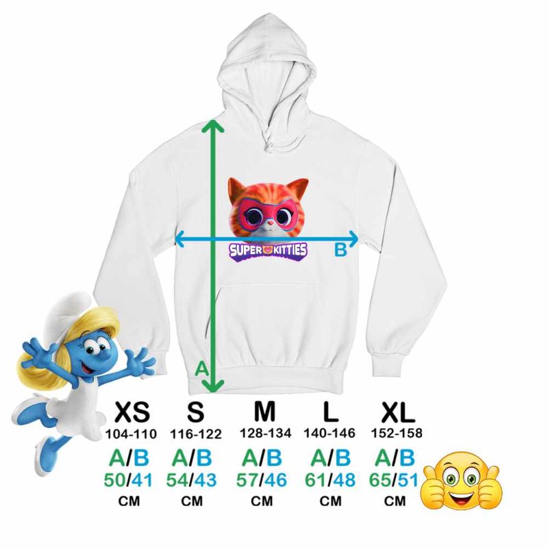 Fashion, accesorii si bijuterii - Copii - Imbracaminte copii - Pulovere si hanorace copii - Hanorac Copii Baieti Ginny Super Pisicute Disney, alb, marime S Copii - Infinity.ro