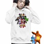 Fashion, accesorii si bijuterii - Copii - Imbracaminte copii - Pulovere si hanorace copii - Hanorac Copii Baieti Paienjenelul Marvel si prietenii lui uimitori, alb, marime XS Copii - Infinity.ro