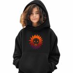 Fashion, accesorii si bijuterii - Copii - Imbracaminte copii - Pulovere si hanorace copii - Hanorac Copii Fete Leu Horoscop Zodie Astrologie Leo, negru, marime XL Copii - Infinity.ro