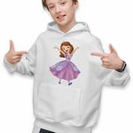 Fashion, accesorii si bijuterii - Copii - Imbracaminte copii - Pulovere si hanorace copii - Hanorac Copii Baieti Sofia the First, Sofia Intai, alb, marime M Copii - Infinity.ro