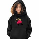 Fashion, accesorii si bijuterii - Copii - Imbracaminte copii - Pulovere si hanorace copii - Hanorac Copii Fete Berbec Horoscop Zodie Astrologie Aries, negru, marime M Copii - Infinity.ro