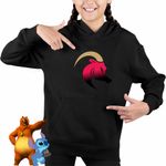 Fashion, accesorii si bijuterii - Copii - Imbracaminte copii - Pulovere si hanorace copii - Hanorac Copii Fete Berbec Horoscop Zodie Astrologie Aries, negru, marime M Copii - Infinity.ro