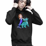 Fashion, accesorii si bijuterii - Copii - Imbracaminte copii - Pulovere si hanorace copii - Hanorac Copii Baieti Sofia Intai Dragon, Sofia the First, negru, marime S Copii - Infinity.ro