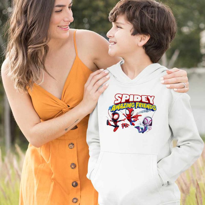 Fashion, accesorii si bijuterii - Copii - Imbracaminte copii - Pulovere si hanorace copii - Hanorac Copii Baieti Spin Paienjenel Fantoma Paianjen Spidey, alb, marime XL Copii - Infinity.ro