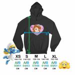 Fashion, accesorii si bijuterii - Copii - Imbracaminte copii - Pulovere si hanorace copii - Hanorac Copii Fete Sofia Intai Inima Desene, negru, marime M Copii - Infinity.ro