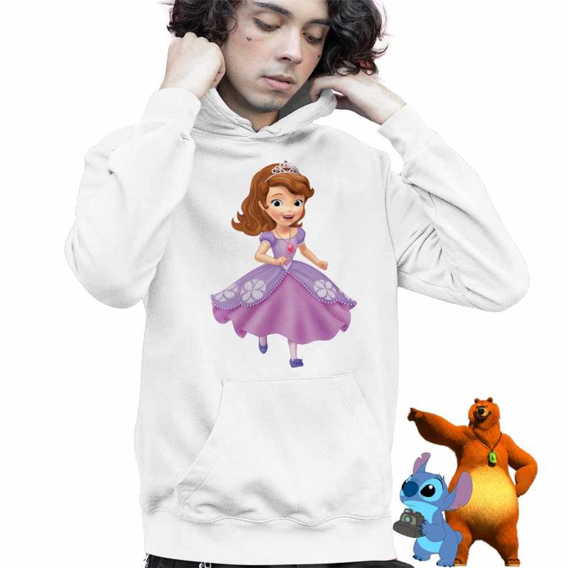Fashion, accesorii si bijuterii - Copii - Imbracaminte copii - Pulovere si hanorace copii - Hanorac Copii Baieti Sofia Intai Alearga Vesela, alb, marime M Copii - Infinity.ro
