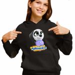 Fashion, accesorii si bijuterii - Copii - Imbracaminte copii - Pulovere si hanorace copii - Hanorac Copii Fete Pupstruction Bailey Catelusi Constructori, negru, marime XL Copii - Infinity.ro