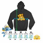 Fashion, accesorii si bijuterii - Copii - Imbracaminte copii - Pulovere si hanorace copii - Hanorac Copii Fete Simba Lion King, negru, marime S Copii - Infinity.ro