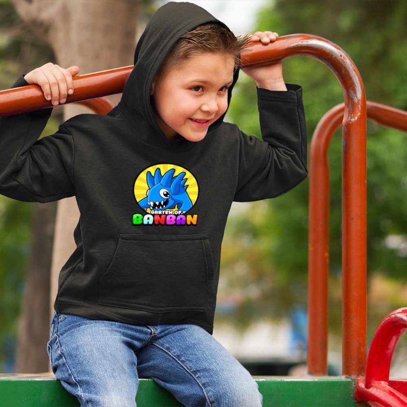 Fashion, accesorii si bijuterii - Copii - Imbracaminte copii - Pulovere si hanorace copii - Hanorac Copii Baieti Banban Peebo Gradina, negru, marime M Copii - Infinity.ro