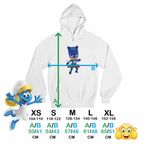 Fashion, accesorii si bijuterii - Copii - Imbracaminte copii - Pulovere si hanorace copii - Hanorac Copii Baieti Pj Masks Catboy Eroii Pijama, alb, marime XS Copii - Infinity.ro