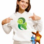Fashion, accesorii si bijuterii - Copii - Imbracaminte copii - Pulovere si hanorace copii - Hanorac Copii Fete Capricorn Horoscop Zodie Astrologie, alb, marime M Copii - Infinity.ro