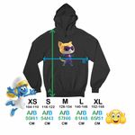 Fashion, accesorii si bijuterii - Copii - Imbracaminte copii - Pulovere si hanorace copii - Hanorac Copii Fete Super Pisicute Sclipi Sparks SuperKitties, negru, marime XL Copii - Infinity.ro