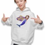 Fashion, accesorii si bijuterii - Copii - Imbracaminte copii - Pulovere si hanorace copii - Hanorac Copii Baieti Sofia Intai Sirena, Sofia the First, alb, marime L Copii - Infinity.ro