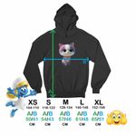 Fashion, accesorii si bijuterii - Copii - Imbracaminte copii - Pulovere si hanorace copii - Hanorac Copii Fete SuperKitties Ghem Buddy Super Pisicute, negru, marime XS Copii - Infinity.ro