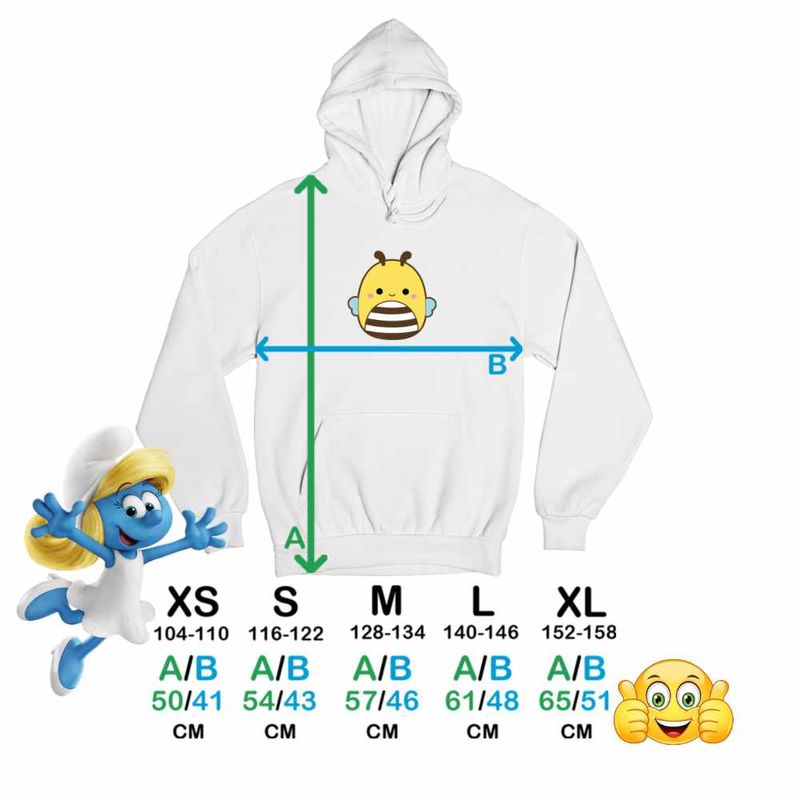 Fashion, accesorii si bijuterii - Copii - Imbracaminte copii - Pulovere si hanorace copii - Hanorac Copii Baieti Squishmallows Albina Squish, alb, marime L Copii - Infinity.ro