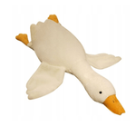 Jucarii, Copii si Bebe - Jucarii si jocuri - Jucarii de plus - Jucarie de plus Gasca, 3+ ani, 90 cm, Alb/Galben - Infinity.ro