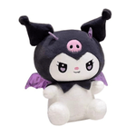 Jucarii, Copii si Bebe - Jucarii si jocuri - Jucarii de plus - Jucarie de plus Kuromi Sanrio 23 cm - Infinity.ro