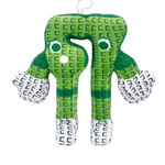 Jucarii, Copii si Bebe - Jucarii si jocuri - Jucarii de plus - Jucarie de plus Six Seven (67), 24 x 22 cm, plus moale, verde - Infinity.ro