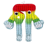 Jucarii, Copii si Bebe - Jucarii si jocuri - Jucarii de plus - Jucarie de plus Six Seven (67), 24 x 22 cm, plus moale, multicolor - Infinity.ro