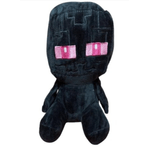 Jucarii, Copii si Bebe - Jucarii si jocuri - Jucarii de plus - Jucarie de plus, Enderman, 27 cm, Negru - Infinity.ro