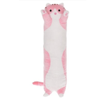 Jucarii, Copii si Bebe - Jucarii si jocuri - Jucarii de plus - Jucarie de plus, Pisica, Roz si Alb, 70 cm - Infinity.ro