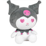 Jucarii, Copii si Bebe - Jucarii si jocuri - Jucarii de plus - Jucarie din plus Hello Kitty Kuromi, Gri, 22 cm - Infinity.ro