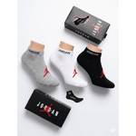 Fashion, accesorii si bijuterii - Barbati - Lenjerie si pijamale barbati - Sosete si ciorapi barbati - Set 6 perechi sosete Jordan, marime universala - Infinity.ro