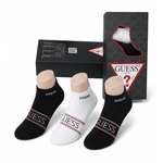 Fashion, accesorii si bijuterii - Barbati - Lenjerie si pijamale barbati - Sosete si ciorapi barbati - Set 6 perechi sosete scurte la glezna Guess, unisex, marime universala - Infinity.ro