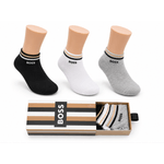 Fashion, accesorii si bijuterii - Barbati - Lenjerie si pijamale barbati - Sosete si ciorapi barbati - Set 6 perechi sosete scurte la glezna Boss, unisex, marime universala - Infinity.ro