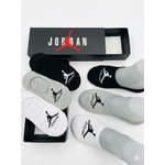 Fashion, accesorii si bijuterii - Barbati - Lenjerie si pijamale barbati - Sosete si ciorapi barbati - Set 6 perechi sosete talpici Jordan, unisex, marime universala - Infinity.ro