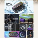 TV, Audio-Video si Foto - Portabile audio - Boxe portabile - Havit - Wireless Speaker (SK809BT) - USB-C, Bluetooth 5.3, TWS, TF, USB, FM, AUX, Hands-Free Call, RGB, IPX5, 1200mAh - Violet - Infinity.ro