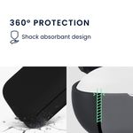 TV, Audio-Video si Foto - Portabile audio - Casti audio - Husa casti Kwmobile pentru Anker Soundcore P41i, protectie la zgarieturi, Silicon, negru - Infinity.ro
