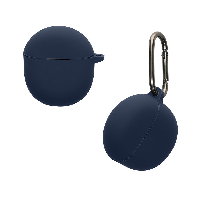 TV, Audio-Video si Foto - Portabile audio - Casti audio - Husa casti Kwmobile pentru Google Pixel Buds 2a, protectie la zgarieturi, Silicon, albastru - Infinity.ro