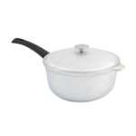 Casa si Gradina - Bucatarie si vesela - Vase pentru gatit - Oale si cratite - Ceaun din Aluminiu Alimentar cu Capac si Maner ROTOR, Capacitate 3L, Grosime Perete/Fund 3 mm - Infinity.ro