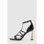 Fashion, accesorii si bijuterii - Femei - Incaltaminte femei - Sandale femei - Sandale de dama piele naturala Karl Lagerfeld KL32001 36 EU Negru - Infinity.ro