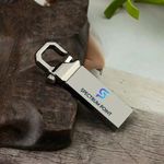 PC, gaming si accesorii - Periferice PC - Memorii USB - Stick USB/Memorie USB capacitate 128 GB, USB 3.0, OTG, compatibil Laptop/ PC, Design Breloc, Carcasa Metalica, Argintiu - Infinity.ro