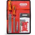 Casa si Gradina - Constructii - Scule electrice si accesorii - Accesorii fierastraie electrice - Kit intretinere lant Oregon, cu pila rotunda, 5.5 mm, 3/8 inch, 558551, 567351 - Infinity.ro
