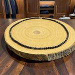 Fashion, accesorii si bijuterii - Barbati - Bijuterii barbati - Lanturi si pandantive barbati - Colier barbati Aiden, elegant din margele de onix mat 4mm si hematit - Infinity.ro