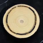 Fashion, accesorii si bijuterii - Barbati - Bijuterii barbati - Lanturi si pandantive barbati - Colier elegant barbati Enko din onix negru si ochi de tigru cu inchidere magnetica si accesorii argint placat cu aur - Infinity.ro