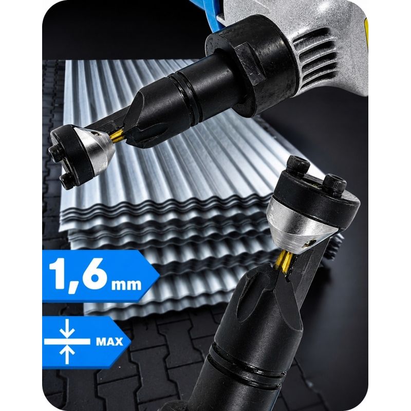 Casa si Gradina - Constructii - Scule electrice si accesorii - Fierastraie electrice - Foarfeca electrica pentru decuparea si taierea tablei B2510 - Infinity.ro
